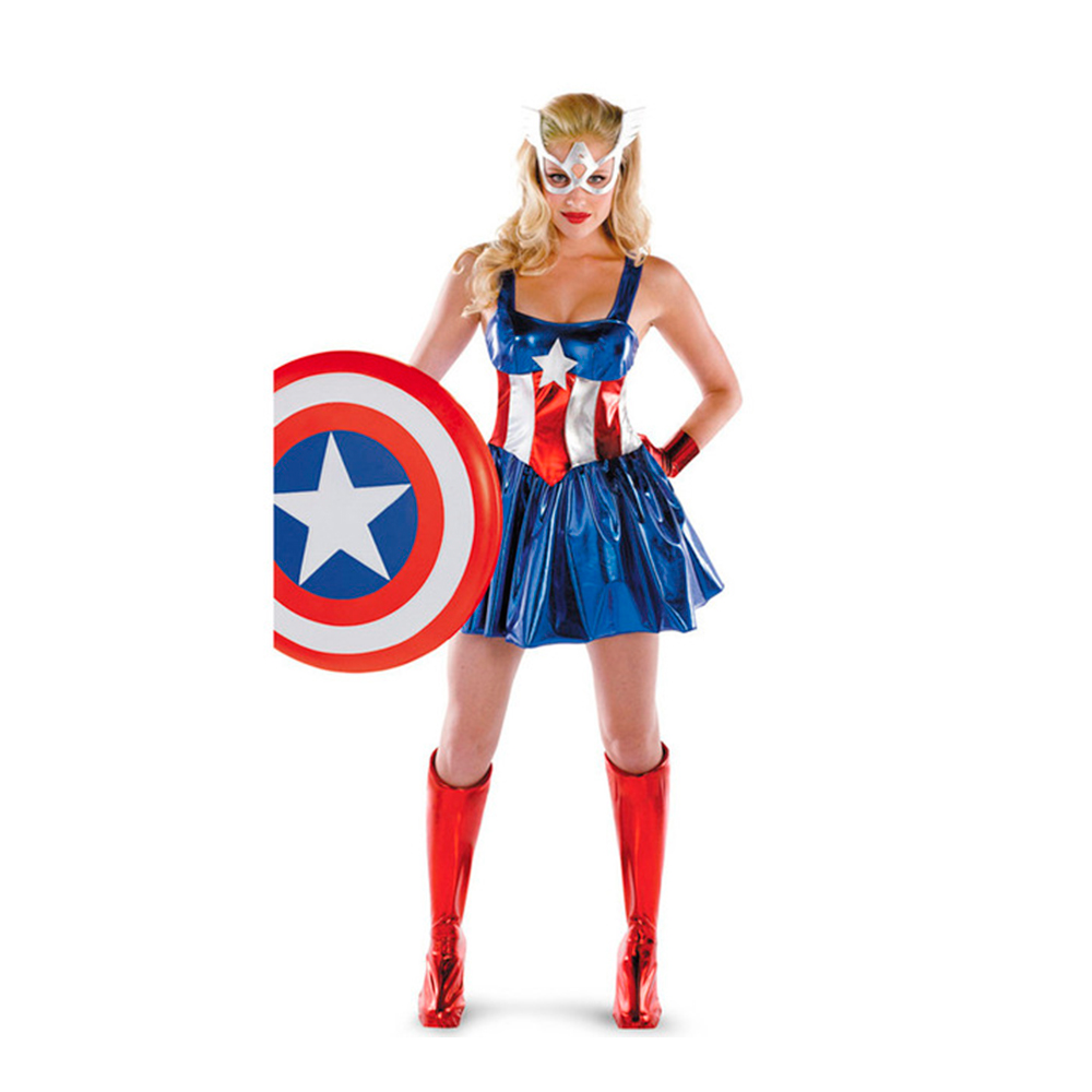 CAPITANA AMERICA CORTO
