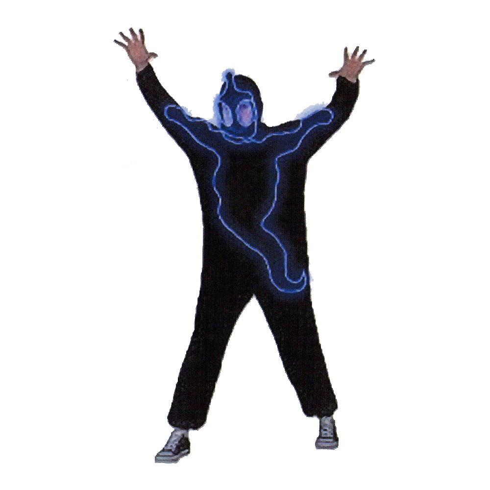 HOMBRE LUMINOSO AZUL ADULTO